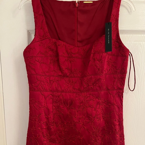 ELIE TAHARI Femi Brocade Sheath Dress - Picture 4 of 16
